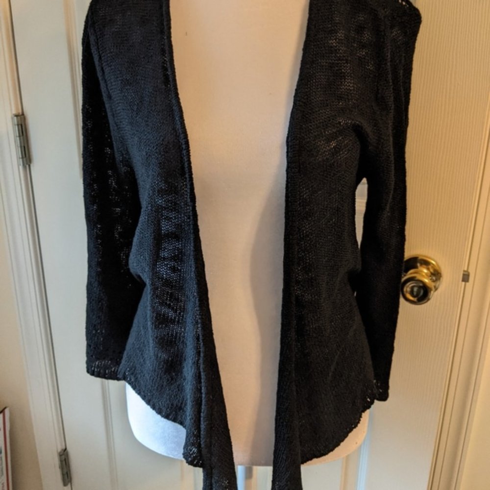 Hooked Up by IOT Crocheted Cardigan EUC - Picture 2 of 10